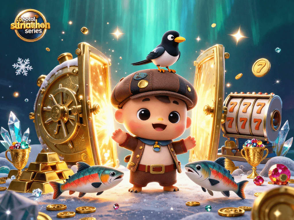 Melihat sbhotelstriathlonseries dengan karakter ceria dan elemen slot yang memukau dalam ilustrasi 3D