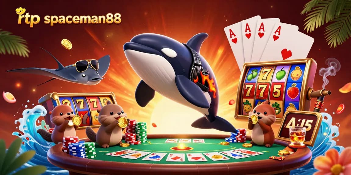 Engage in the thrilling rtp spaceman88 experience with cartoon characters and slot machines