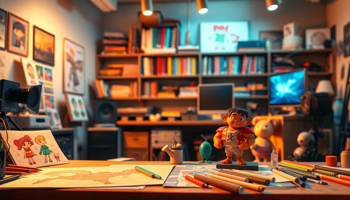 Erstellen Sie 2D Animation mit kreativen Tools und inspirierender Umgebung.