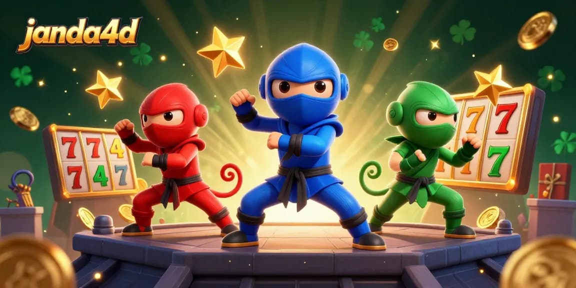 Janda4D menawarkan pengalaman bermain slot yang menarik dengan karakter chameleon ninja yang menghibur.