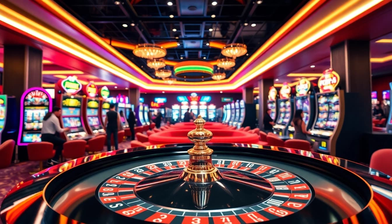 Explore the best csgo gambling sites reddit through an engaging casino scene showcasing excitement.