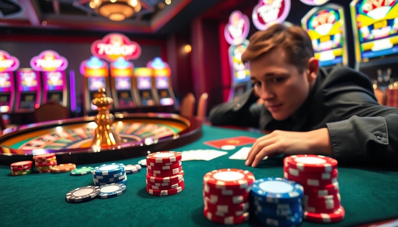 Experience the excitement of gambling at 788F nhà cái with vibrant casino visuals.