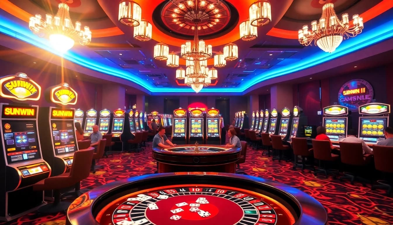 Experience the thrilling excitement of the sunwin casino with vibrant slot machines and engaging table games.