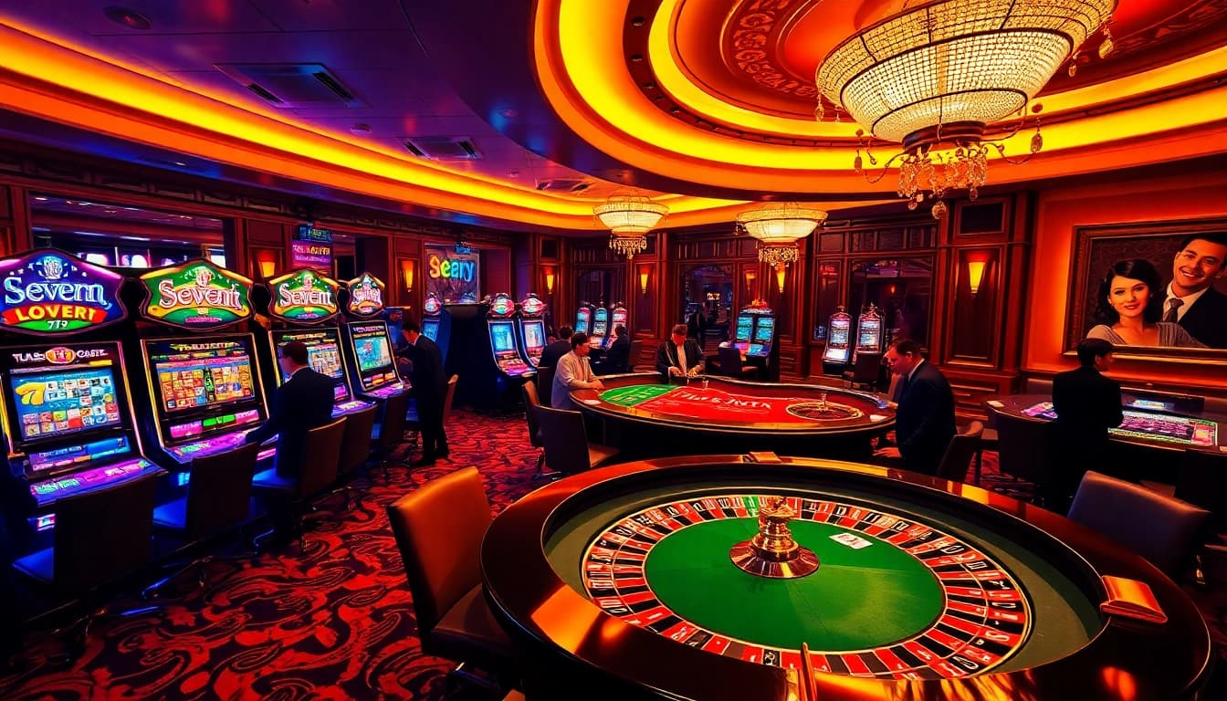 Experience the thrill of gaming at the casino with seven77 slots inviting high-stakes action.