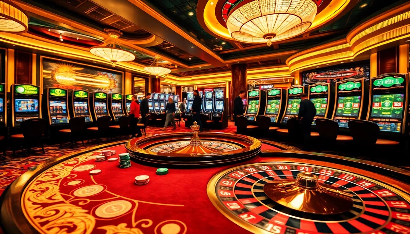 Experience the thrill of winning at KJC's vibrant casino; a blend of excitement and elegance.