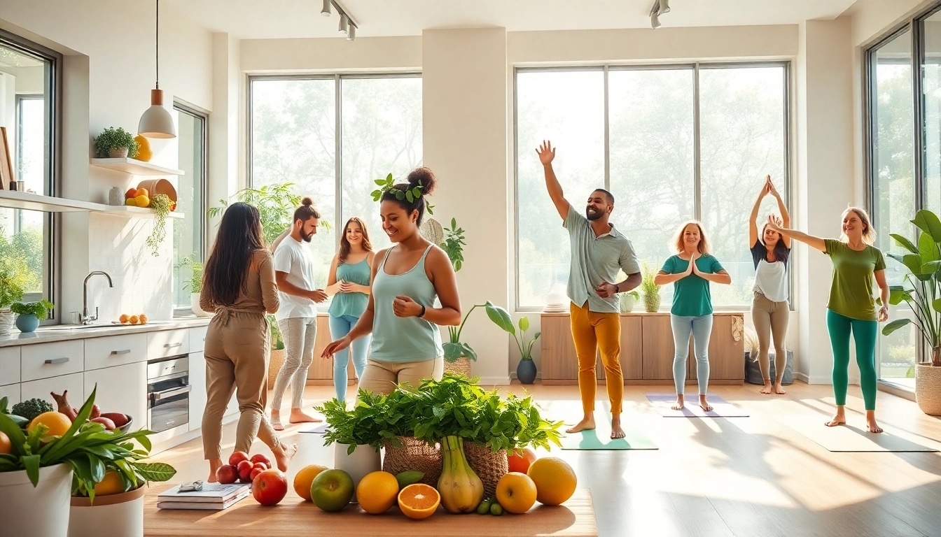 Engaging health and wellness scene promoting Lauthaitv's lifestyle content.