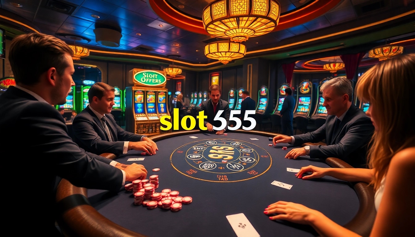 Experience the excitement of slot365 at a luxurious poker table with professional dealers.