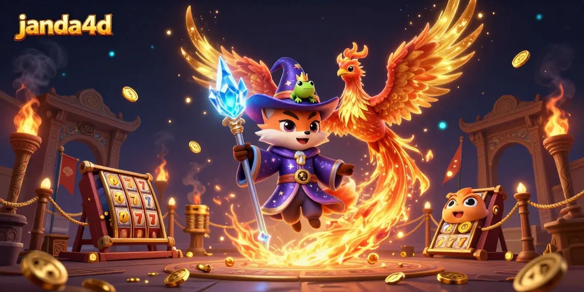 Aktifkan permainan slot gacor di janda4d dengan ilustrasi kasino 3D magis yang memukau