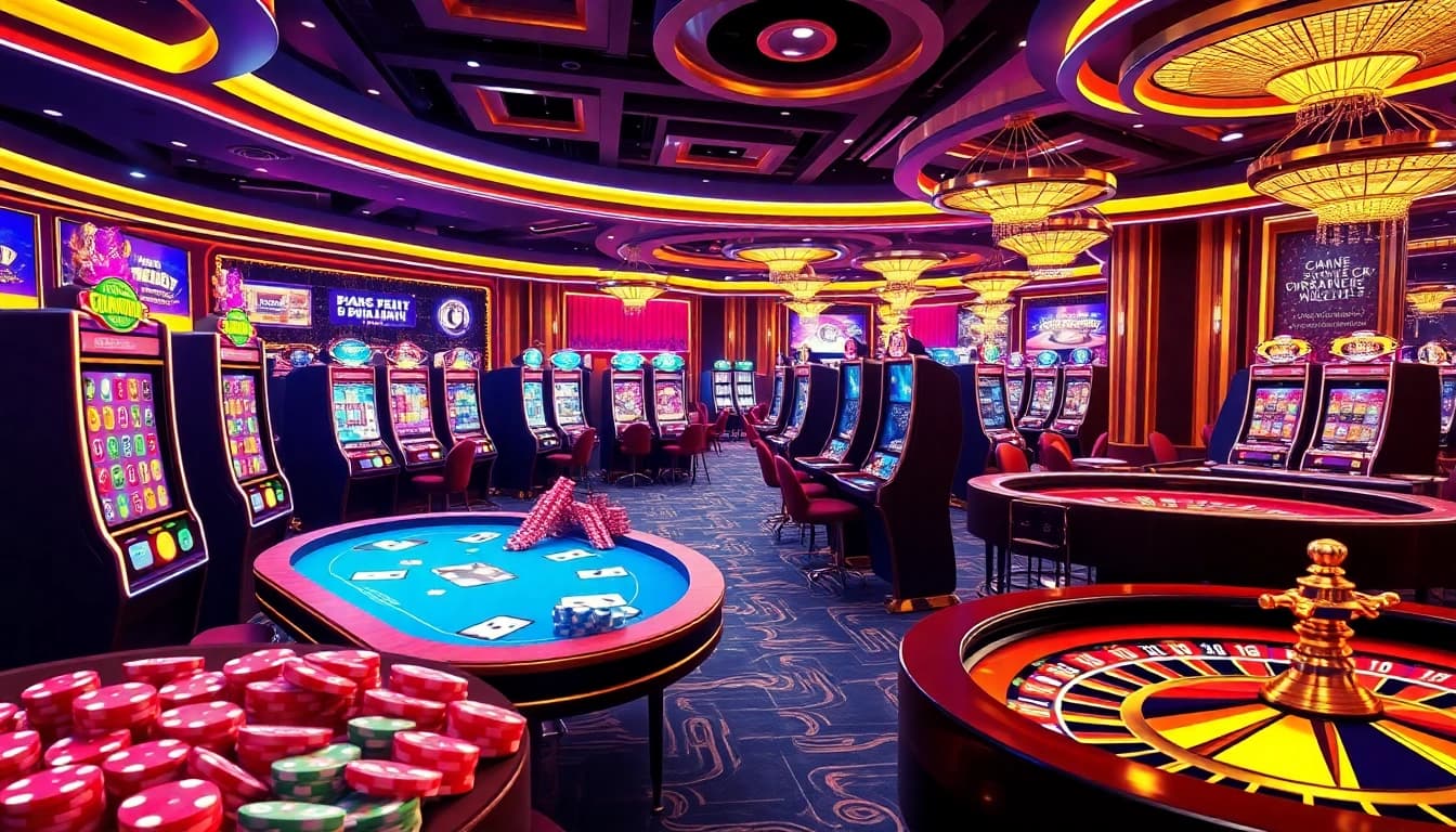 Vivez des sessions de jeu palpitantes au casino en ligne avec des jeux vibrants et des tables captivantes.