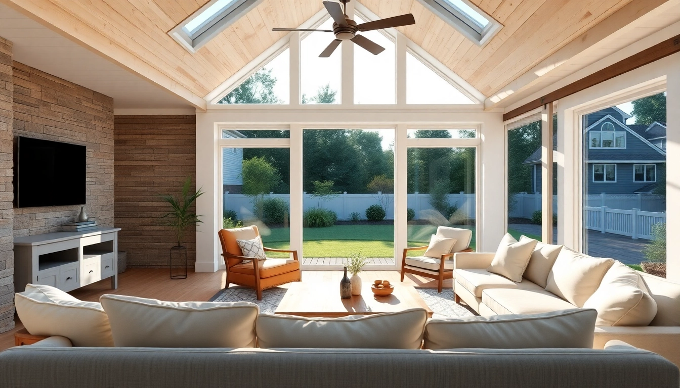 Enhance your space with this stunning cape cod home addition featuring bright, spacious interiors.
