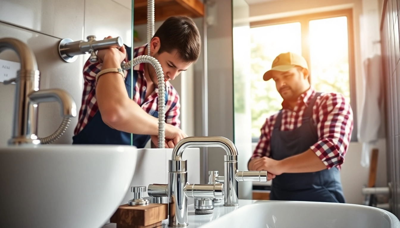 Sanitärinstallation von sonni sanitär GmbH mit modernen Armaturen in einem professionellen Umfeld.