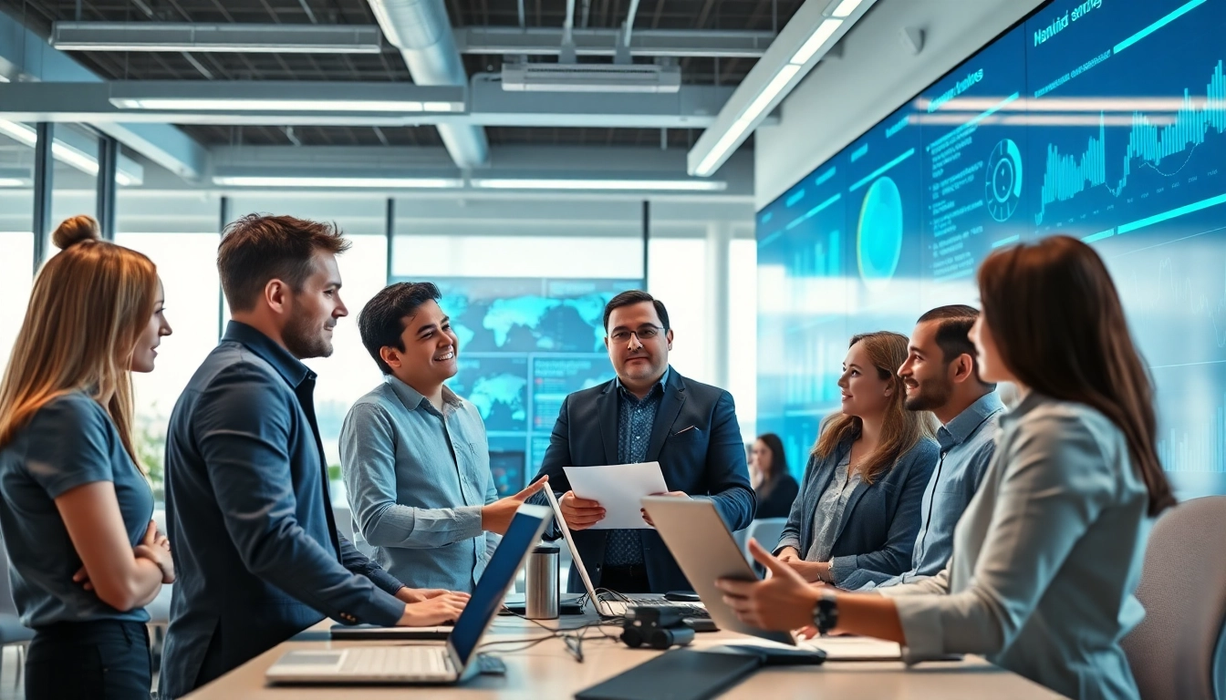 Providing managed it services lakeland through a professional IT team in a vibrant office.