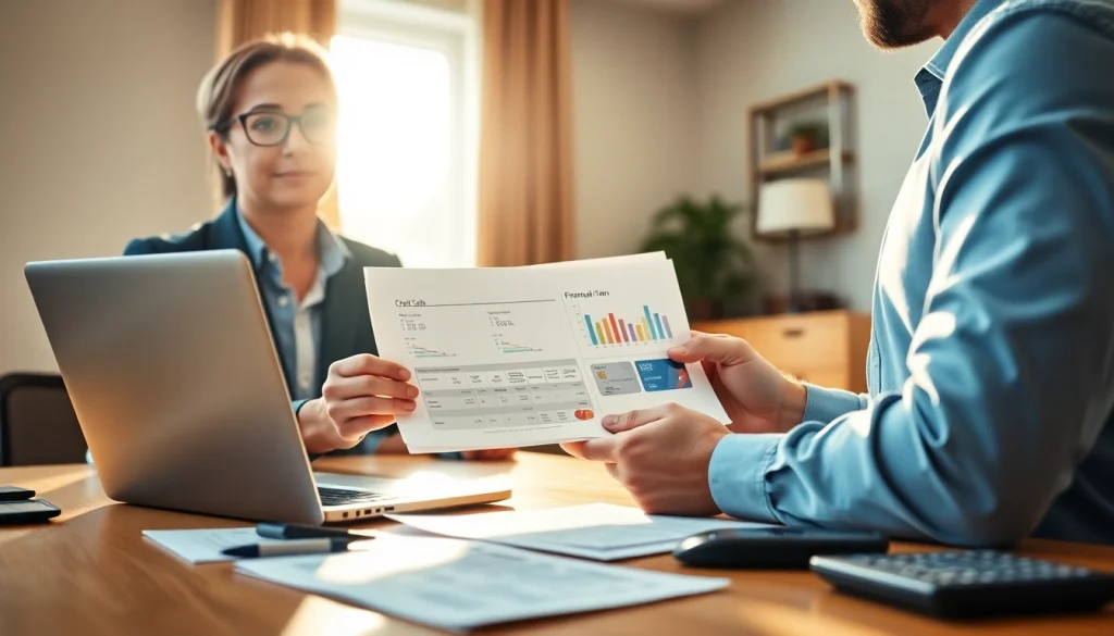 카드 한도 현금화 관련 상담을 진행하는 전문가와 고객입니다.