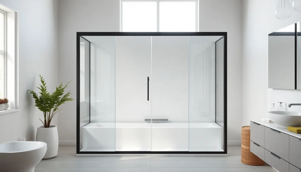 Aménagez votre salle de bain avec une paroi de douche 150x200 moderne et élégante.