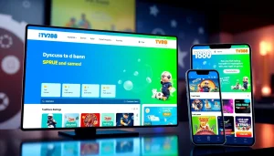 TV88 online betting platform interface, showcasing vibrant homepage design for 2025.