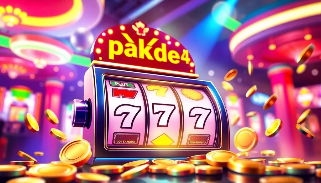 Menangkan jackpot di pakde4d slot dengan simbol-simbol menarik dan suasana kasino yang energik.