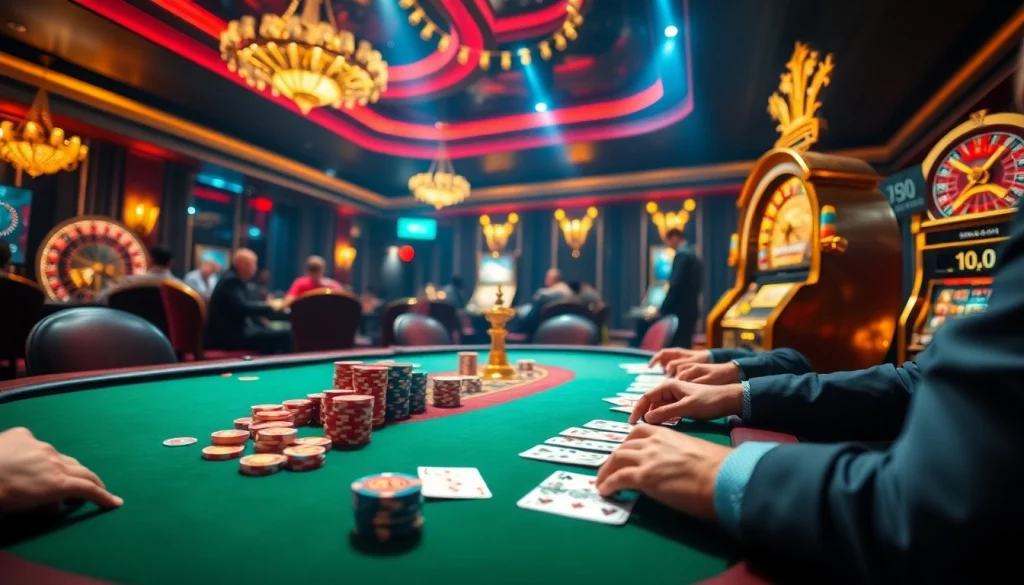 Experience the luxury and excitement of gambling at 79king net with vibrant casino imagery.