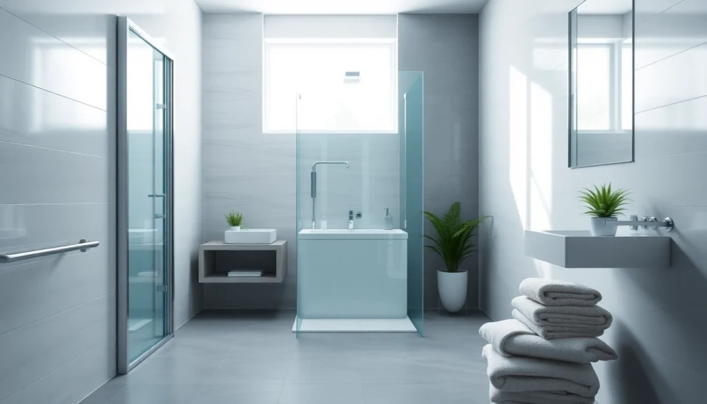 Erleben Sie die sonni Duschkabine mit modernem Design und elegantem Look in einem stilvollen Badezimmer.