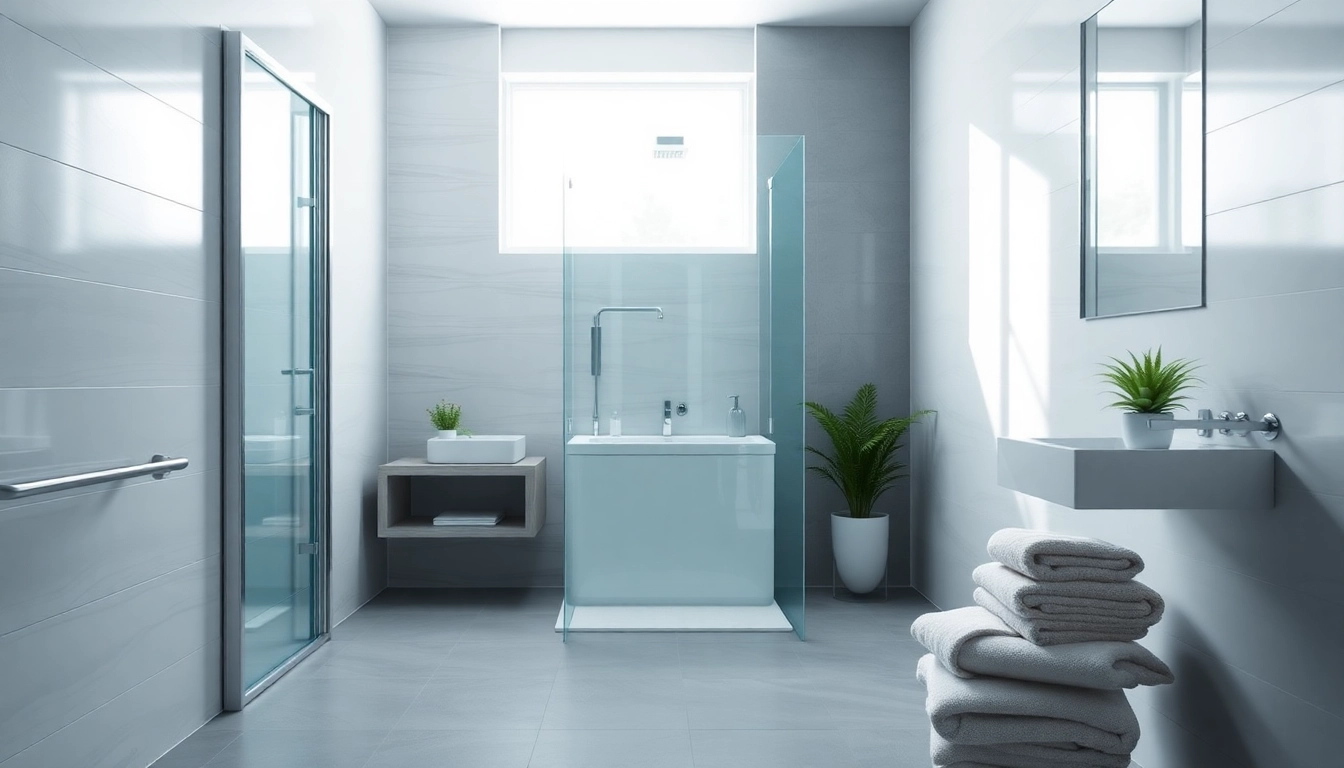 Erleben Sie die sonni Duschkabine mit modernem Design und elegantem Look in einem stilvollen Badezimmer.