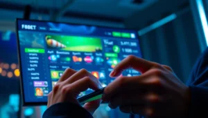 Interactive F8BET online betting interface, showcasing a vibrant gaming dashboard.