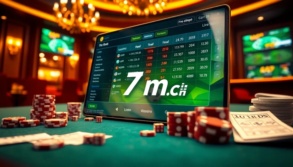 Engage with 7m cn to access real-time betting odds and soccer statistics in an exciting casino environment.