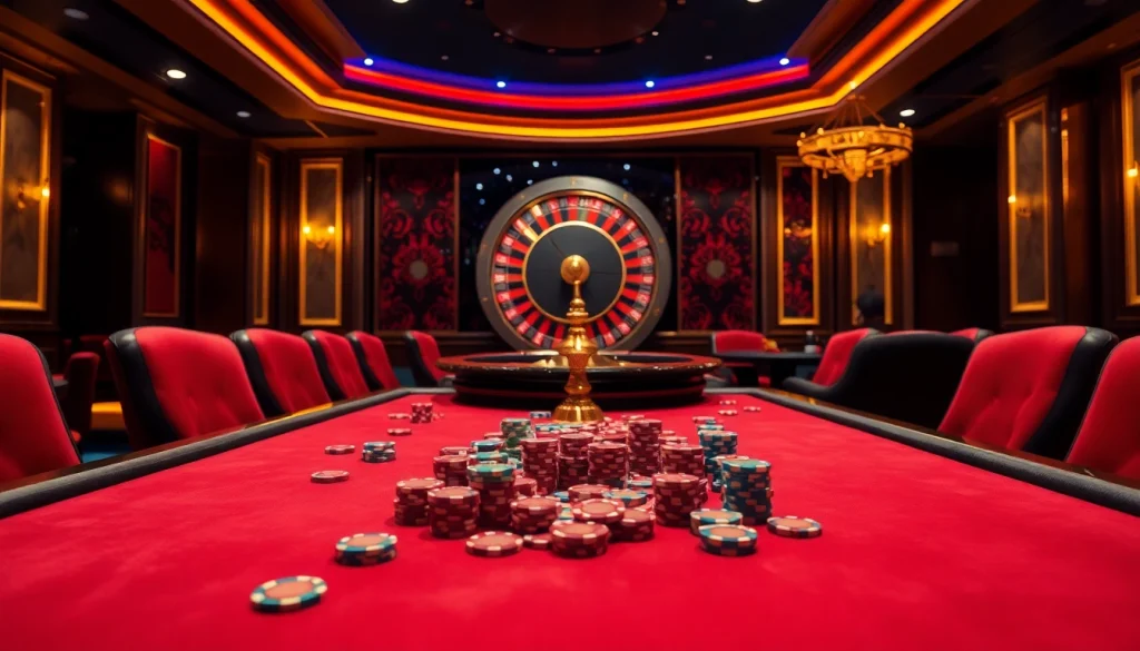 Experience the thrill at nhà cái sunwin with vibrant casino tables and strategic gameplay.