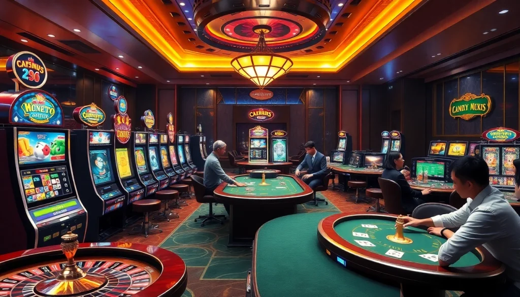 Navigating the exciting world of nhà cái nohu90 with engaging casino games and vibrant betting scenes.