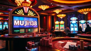 Join the excitement at MUJI138's vibrant casino with colorful slots and high-stakes bets.