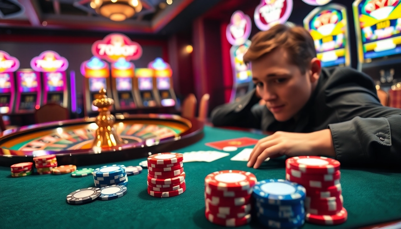 Experience the excitement of gambling at 788F nhà cái with vibrant casino visuals.