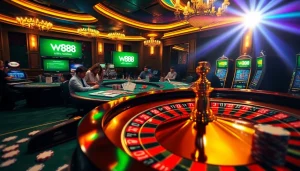 Trải nghiệm cảm giác hồi hộp của sòng bạc với liên kết truy cập W88 giữa các vòng roulette và poker đầy sôi động.