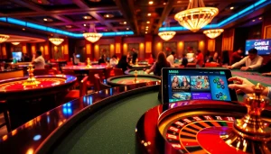 Experience the thrill of betting at MM88, featuring vibrant casino tables and engaging poker games.