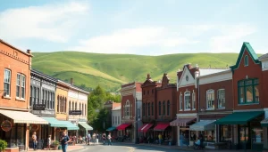 Explore lively downtown Clarksburg with historic buildings and vibrant community life.