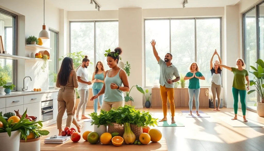 Engaging health and wellness scene promoting Lauthaitv's lifestyle content.