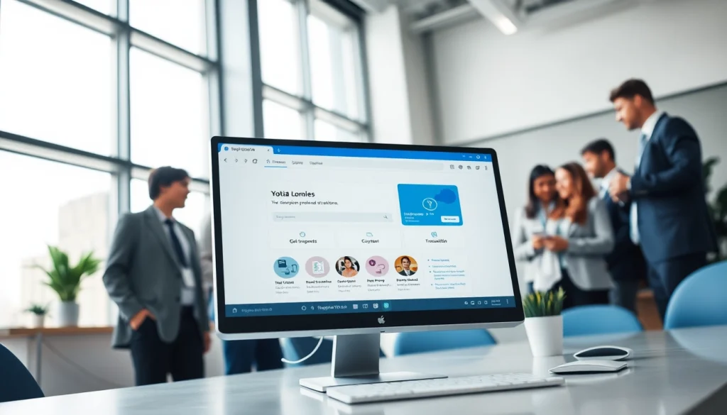 Youdao translation interface in a modern workspace, showcasing advanced technology.