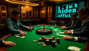 Engaging players risk it all at a poker table in a setting linked to hidden wiki official activities.
