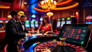 Players enjoying a thrilling game at a roulette table, showcasing the excitement at https://rr88.navy/.
