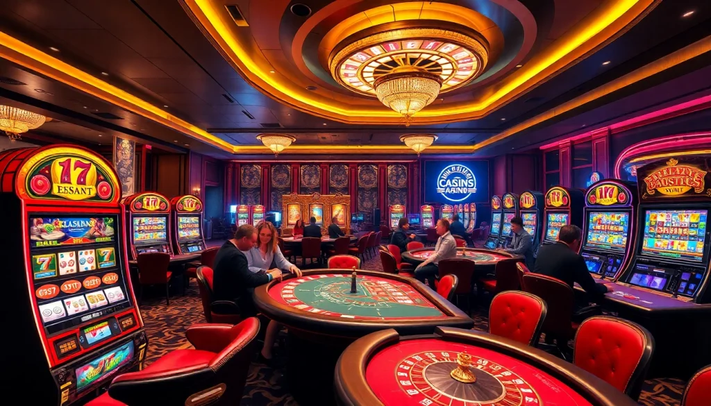 Experience excitement at kerajaanslot with engaging table games and vibrant slot machines.