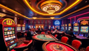 Experience excitement at kerajaanslot with engaging table games and vibrant slot machines.