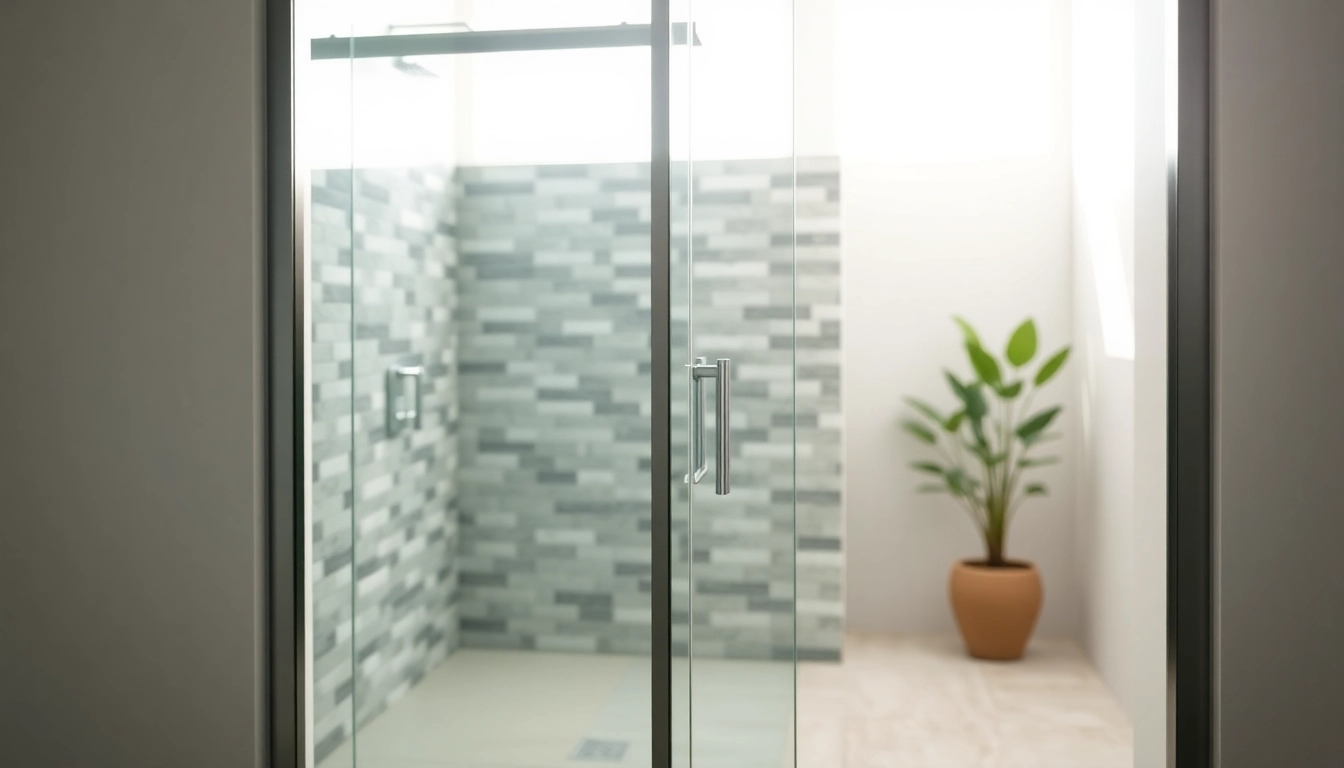 Enhance your bathroom with a stylish shower door black frame featuring a polished metallic finish.