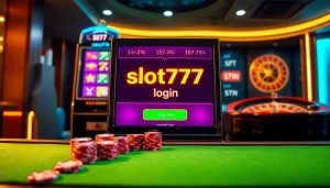 Experience the thrill of winning with slot777 login at our vibrant casino.