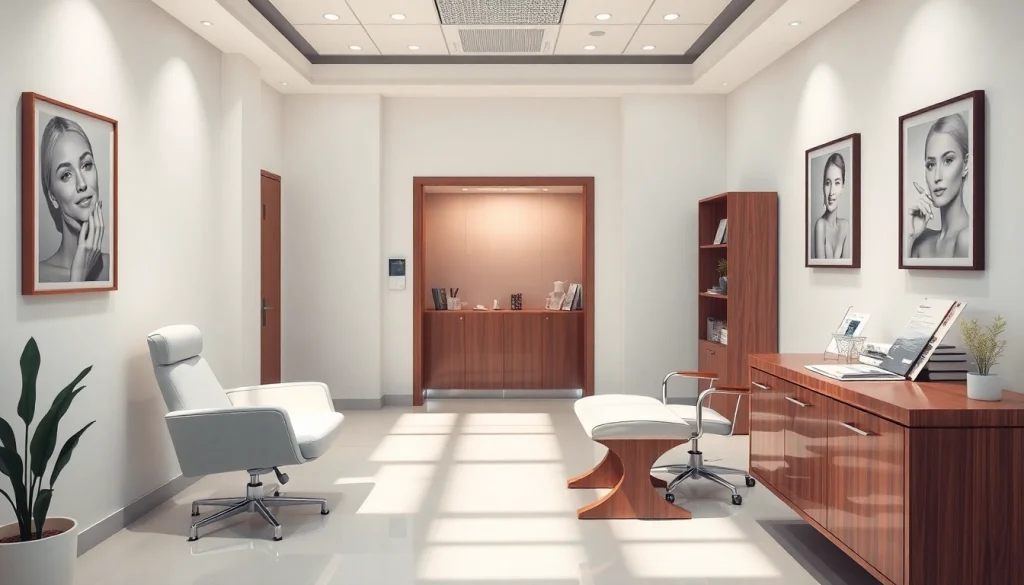 美容整形クリニックおすすめ口コミ＆評判情報に焦点を当てた、落ち着いたクリニック環境を示す画像。