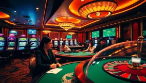 Experience the thrill of winning at OKWIN's vibrant casino with engaging gameplay and luxurious ambiance.