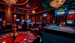 Experience the thrill of rr88 gratis with vibrant casino elements and exciting gameplay.