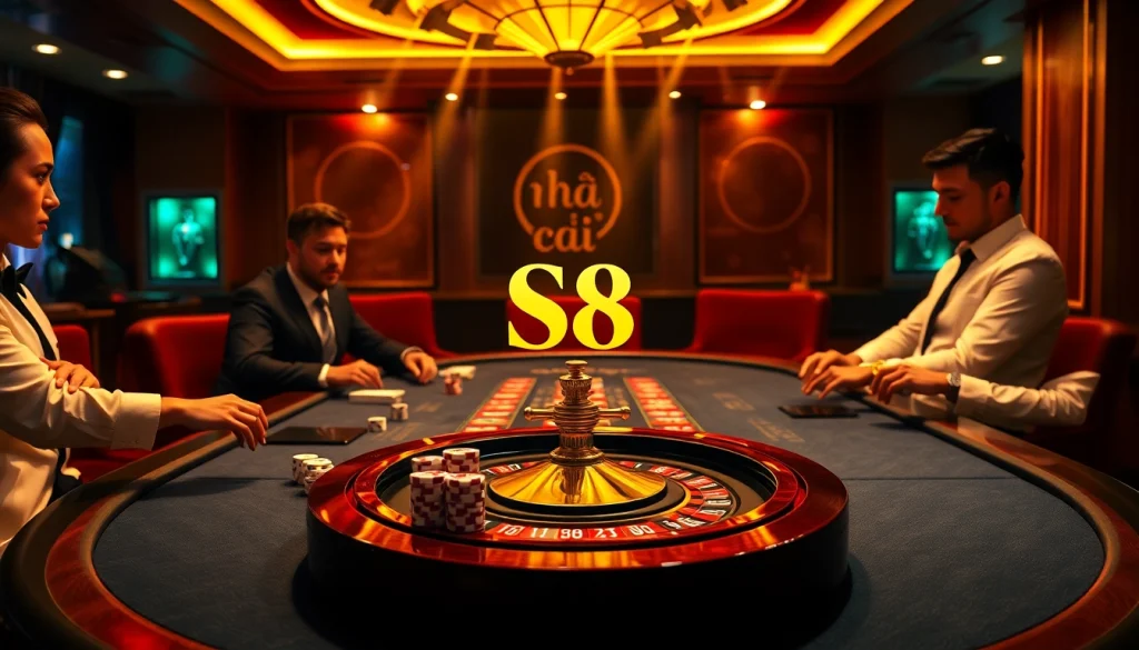 Experience the thrill of online betting at nhà cái S8 with engaging casino games.