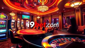 Experience thrilling games at i9bet.com with live poker action and vibrant casino atmosphere.