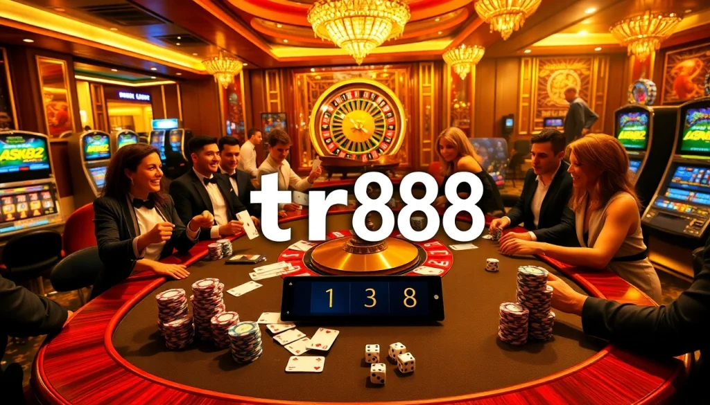 Experience high-stakes action at the tr88 casino with vibrant games and thrilling atmosphere.