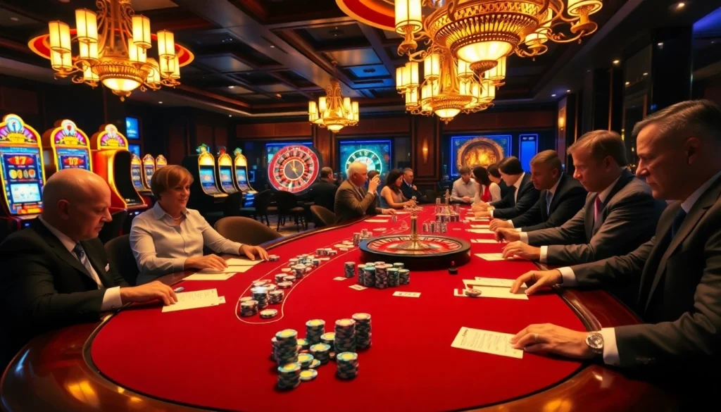 Experience the thrill of gambling at https://xoixoai.com/ with a luxurious poker game atmosphere.