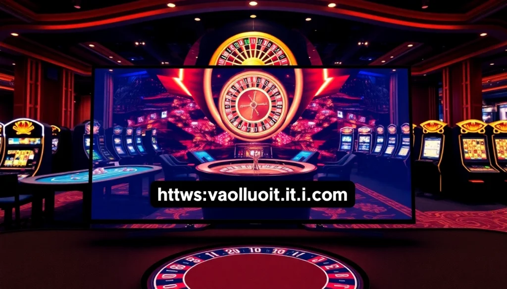 Experience thrilling online gambling with https://vaoluoitv.it.com, featuring vibrant casino visuals and immersive games.