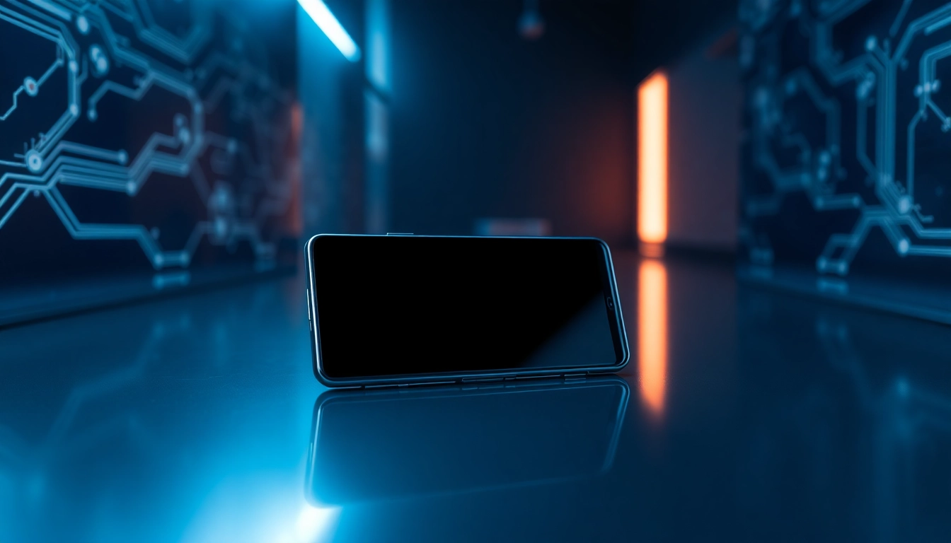 A close-up view of the Samsung Galaxy S8 smartphone highlighting its sleek design and innovative features.