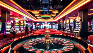 Explore the best csgo gambling sites reddit through an engaging casino scene showcasing excitement.